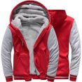 thumbnail image 2 of Mikilon Veste Décontractée Ample pour Hommes Automne et Hiver Couleur Unie, 2 of 6