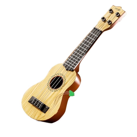 Ukulélé pour Enfants, Jouet Musical en Bois de 17 Pouces pour Débutants, Instrument Éducatif Sou Clair avec Cordons Lisses