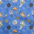 thumbnail image 1 of oneOone Cotton Flex Medium Blue Fabric Galaxy Fabric For Sewing Printed Craft Fabric By The Yard 40 Inch Wide, 1 of 4