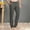 Style1-Dark Gray mens pants, variant on Mceream Suit Pants for Men Relaxed Fit Expandable Waist Straight Leg Cotton Linen Trousers Summer Casual Business Dress Pant Pantalones De Hombre De Trabajo White M