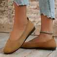thumbnail image 3 of Dakaela Ballerines Chaussures Plates Femmes Habillées Bout Rond à Enfiler Ballerine Marche Mocassins à Petit Talon Compensé, 3 of 8