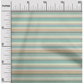 thumbnail image 1 of oneOone Georgette Viscose Fabric Horizontal Stripe Print Sewing Fabric BTY 42 Inch Wide, 1 of 1