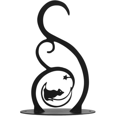 Suspendre Plantes, Lanternes, Mangeoires et Cloches pour Oiseaux avec Style Crochets Muraux en Fer Noir pour Pots de Plantes