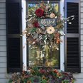thumbnail image 4 of Fall Cheetah Wreath-Year  Wreath Fall Cheetah Wreath Thanksgiving Harvest Festival Decoration, 4 of 6