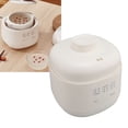 thumbnail image 1 of Electric Stew Pot, 200W 1L Anti Dry Burn Ceramic Soup Porridge Cooker with Timer Anf 9 Cooking Setting, Mini Ceramic Stew Cooker with Lid, for Home Kitchen Dorm, 1 of 7