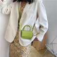 thumbnail image 4 of Women Mini Alligator PU Shoulder Bag Acrylic Chain Crossbody Totes (Green), 4 of 9