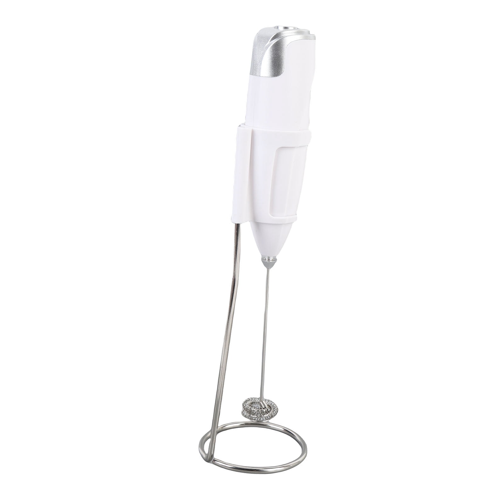 Milk Frother Wand, Battery Powered Versatile Multipurpose Use Portable Electric Foam Maker with Rugged Stand for Home and Restaurant AccessoriesBlack