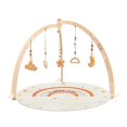 thumbnail image 1 of Siruishop Wooden Baby Gym Arch Exercise Accessory Hanging Bar for Girls Newborn Infant, 1 of 8
