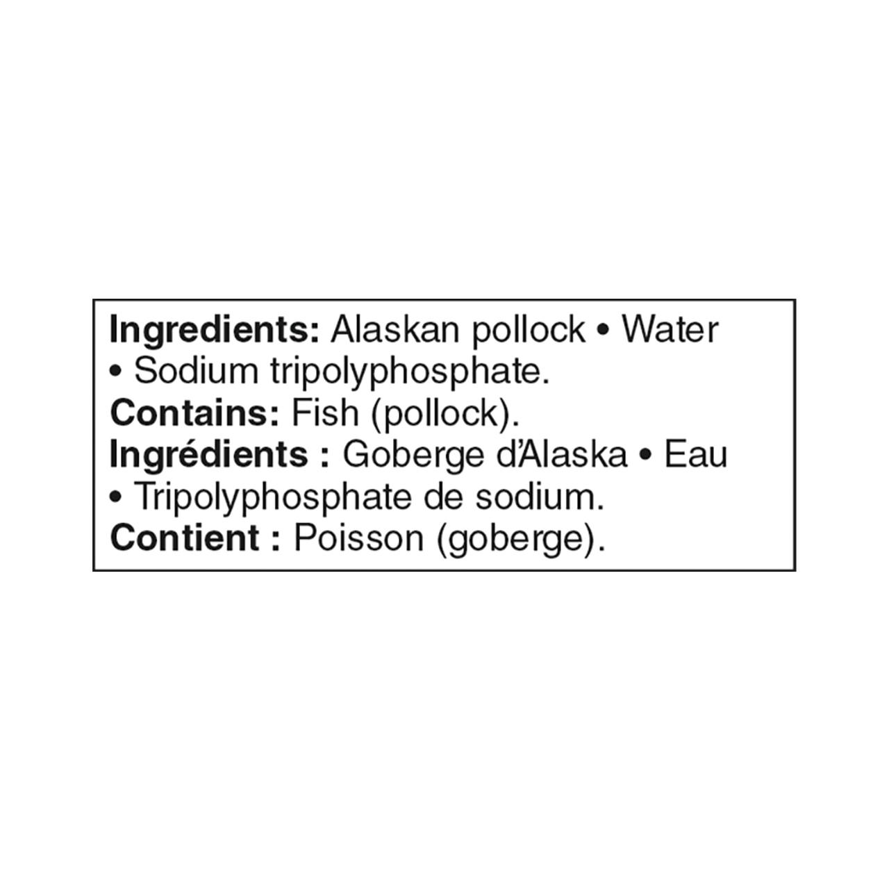 Filets de goberge d’Alaska sauvage Great Value 560 g