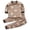 Brown, variant on Cathalem Toddler Girls/Boys Fall Outfits Baby Boy Bamboo Viscose Long Sleeve Graphic Tops and Pant Sets Kids Cute Clothes 3-4 Years