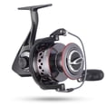 thumbnail image 2 of Fishing Reel Metal Spool Spinning Reel Stainless Steel Handle Line Spool Saltwater 10000 Series Winter Fishing Accessorie ,Rigid Aluminum Skeletal Frame, 2 of 7
