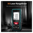 thumbnail image 4 of Distance Meter X6 Rangefinder Finder Handheld Measure Accurate Angle Calculate For Construction ,High Accuracy, 4 of 7