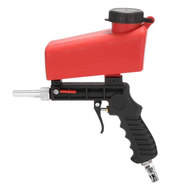 1/4'' 90Psi Handheld Abs Air Sandblasting Machine Adjustable Handy Sandblaster Spray Polishing Rust Removal