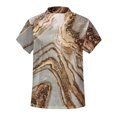 thumbnail image 4 of Cameland T-Shirt à Manches Courtes Décontracté d'Été pour Femmes, à Boutons, Col Rond, Chandail Blouse Hauts, 4 of 5
