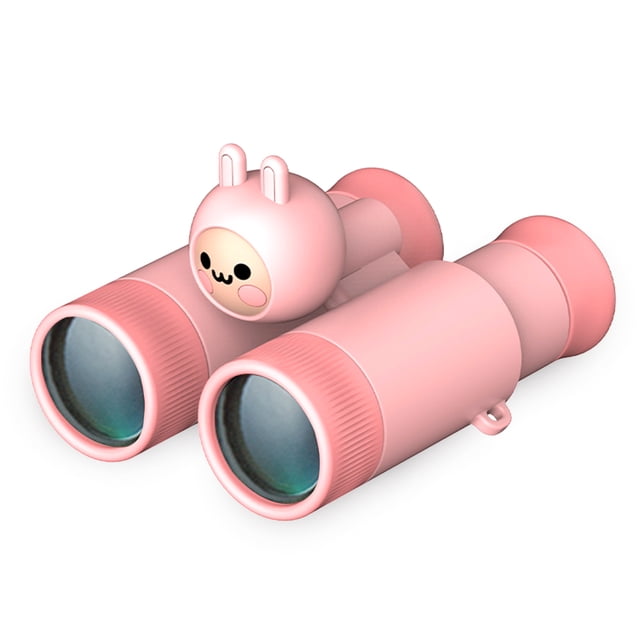 Amdohai Jumelles pour Enfants 10X Mini Compactes Jouets de Jumelles Haute Résolution Optique Réelle Petit Télescope pour Observer les Oiseaux Voyage Camping Meilleurs Cadeaux pour Garçons Filles