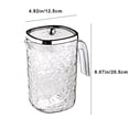 thumbnail image 3 of Cold Kettle Pitcher, 2 Liter Refrigerator Drink Dispenser, Iced Tea Lemonade Container, Large Capacity with Lid, Durable Plastic Carafe, Pour Spout for Kitchen Home Entertaining, 3 of 7