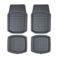 thumbnail image 1 of FH Group PU Leather Floor Mats for Auto Car SUV Van Deep Tray Waterproof - Gray, 1 of 6