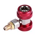 thumbnail image 1 of R134A Quick Coupler Adapter Set Quick Connector Adapter with Extractor Valve Core for AC High Low Side Connectors 1/4 Inch FlareMale R134 Service Ports, 1 of 7