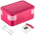 thumbnail image 4 of Bento Box Adult Lunch Box with Compartments for Women and Men Set Of Utensil and Dip Container Cute s Bento Lunch Box Microwavable, 4 of 6