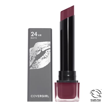 COVERGIRL Exhibitionist Ultra Matte Lipstick, No Cracking, No flaking, Increases Lip Moisture by up to 40%, Lasts up to 24h, 100% Cruelty-Free