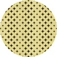 thumbnail image 1 of Ahgly Company Tapis d'Intérieur Lavable en Machine Carré Transitionnel Jaune Soleil, 3 Pieds Carré, 1 of 7