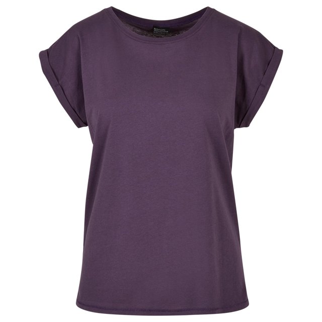 Build Your Brand T-Shirt à Épaules Étendues pour Femmes