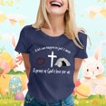 thumbnail image 2 of LUOGENLI T-shirts pour Femme pour Femmes T-Shirt Décontracté à Imprimé de Lettres Col Rond Manches Courtes T-Shirt Plusieurs Couleurs T-shirts pour Femmes T-Shirt Graphique Fête de la Saint-Patrick Marine TTG, 2 of 5
