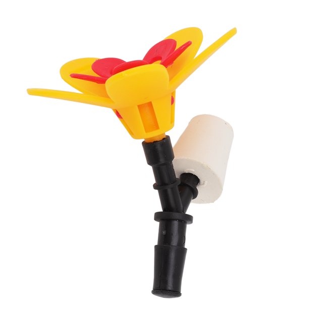 Birds Feeding Flower, DIY Hummingbird Feeder Plastic Attractive For Garden For Courtyard Single Flower
