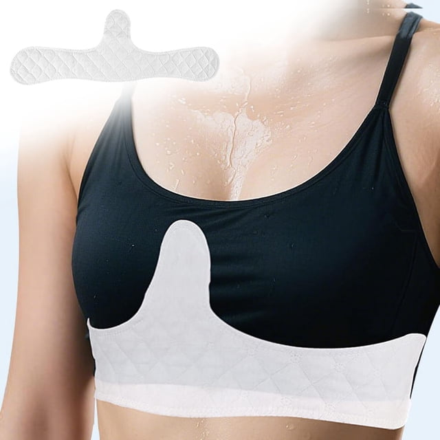 EGNMCR Overflow Pad Washable Three-layer Fabric Washable And Reusable Breast Pad Sweat Absorbent Towel Bra sweatshirt