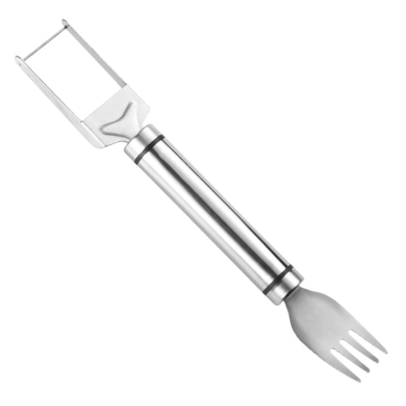 Meitianfacai Stainless Steel Cut Watermelon Cutter Multifunctional Watermelon Fork Cut Melon Splitter Cut Block Cut Melon Tool Fruit Fork