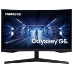 Samsung Odyssey 27", 2560 x 1440, Black, LC27G55TQWNXZA