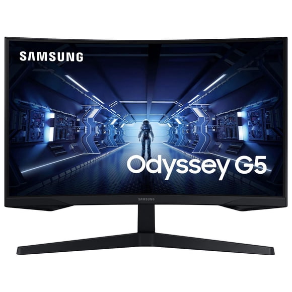 Samsung Odyssey 27", 2560 x 1440, Black, LC27G55TQWNXZA