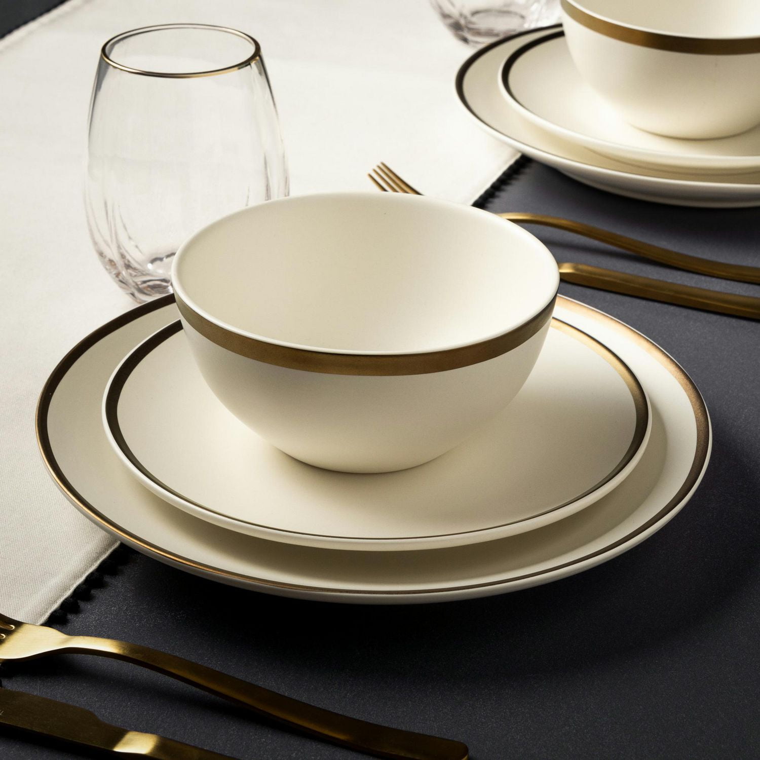 Bol en grès Thyme & Table, collection Everest, blanc