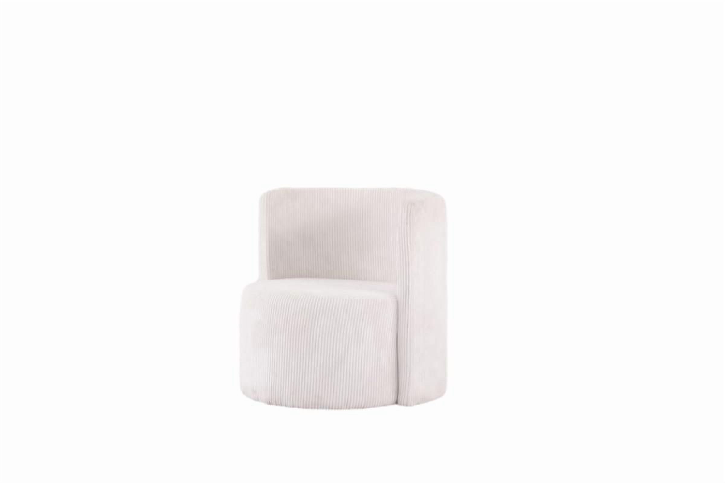 Chaise d'appoint Monica, Blanche
