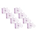 thumbnail image 4 of Clips de Liant de Fil, Pinces de Papier de Serrage 30Pcs Style Simple pour l'Or de Bureau, Or Rose, Violet, 4 of 8