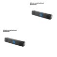 thumbnail image 1 of bedienty Haut-Parleur Sans Fil Compatible Bluetooth à Double Corne, Caisson de Basses, Haut-Parleur de Table, Barre de Son, Volume Élevé pour Portable PC 350T 2 Ensembles, 1 of 6