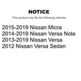 thumbnail image 2 of TOR Front Outer Steering Tie Rod End Kit for Car Nissan Micra Versa Note KTR-103893, 2 of 2