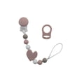 thumbnail image 3 of Attache-tétine Tiny Teethers Statement Strand – Cœur – Style et confort combinés, 3 of 4