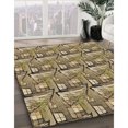 thumbnail image 3 of Ahgly Company Tapis Rectangulaire Lavable en Machine Rouge Brun, 8 Pieds x 12 Pieds, 3 of 7