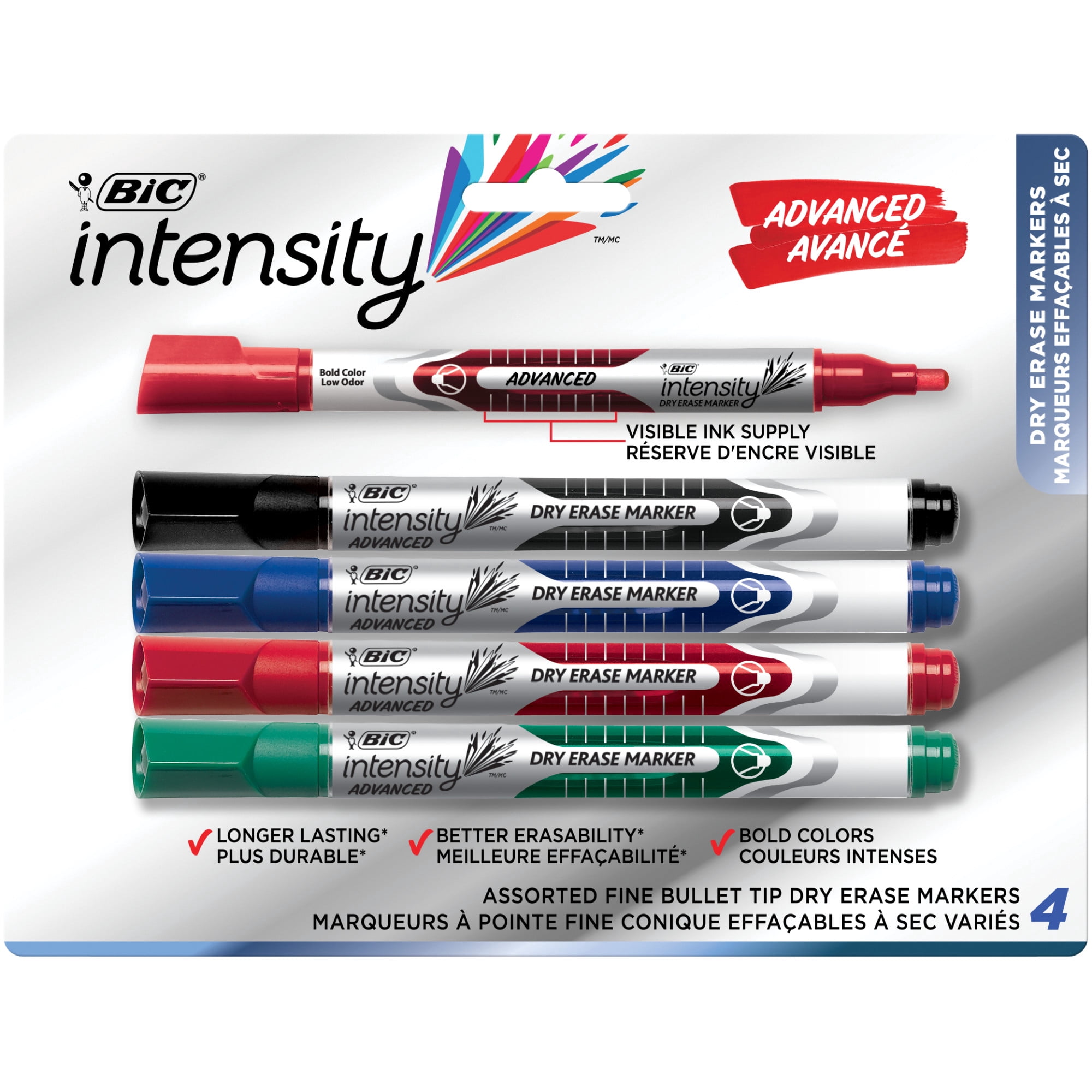 BIC Intensity Advanced Colourful Dry Erase Markers