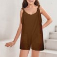 thumbnail image 3 of Zecgelong Girls' Solid Colored Short Overalls(5 13Years) Girls Animal Print Sets, 3 of 5