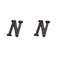 thumbnail image 4 of Transemion Durable And Rustproof Metal House Number Plaque For Stylish Door Decoration B17--N 2Set, 4 of 6