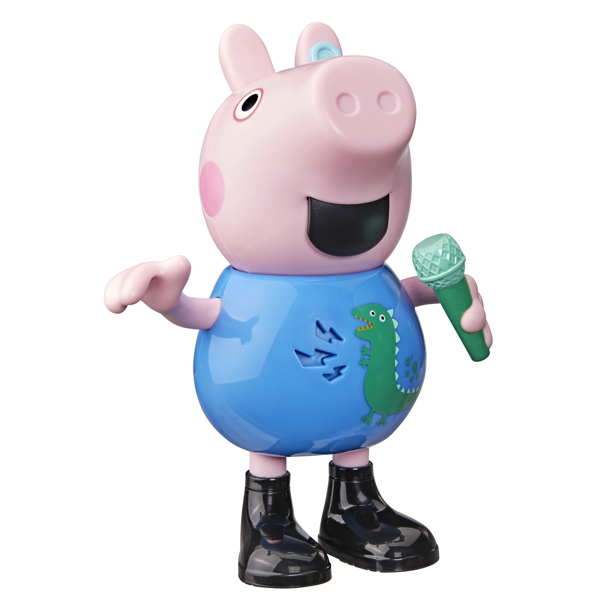 Jouets Peppa Pig Figurine George qui chante et fait des blagues, jouets musicaux préscolaires pour garçons et filles, 3 ans et plus - Version française