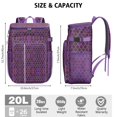thumbnail image 2 of Abstract Geometric Insulated Backpack Cooler 20L - Leakproof Picnic & Beach Cooler Bag - Pop Art Design with High-Capacity Storage, 2 of 6
