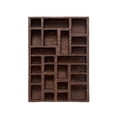 thumbnail image 1 of Hbdhejl Miniature Trinket Shelf Wooden Jewelry Display Tray Rings Earring Storage Smooth Wood Rock Collection Tray Home Decoration, 1 of 3
