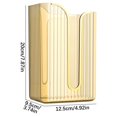 thumbnail image 4 of Birdeem Paper Towel Box Wall Mounted Face Towel Paper Washing Towel Storage Toilet Bathroom Kitchen Inverted Hanging Paper Drawer Box Luxury Transparent, 4 of 10