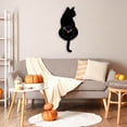 thumbnail image 1 of Cute Cat Clock with Moving Tail for Cat Lovers - Minimalist Silent Wall Clock Design Battery Operated Animal Hangs for Home, 1 of 3