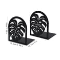 thumbnail image 3 of EGNMCR Organization and Storage, Storage Bins, Storage Containers Book Ends Metal Bookends For Shelves Decorative Tree Stopper For Heavy Books Black Ends To Hold Books For Home Office Metal bookend, 3 of 6