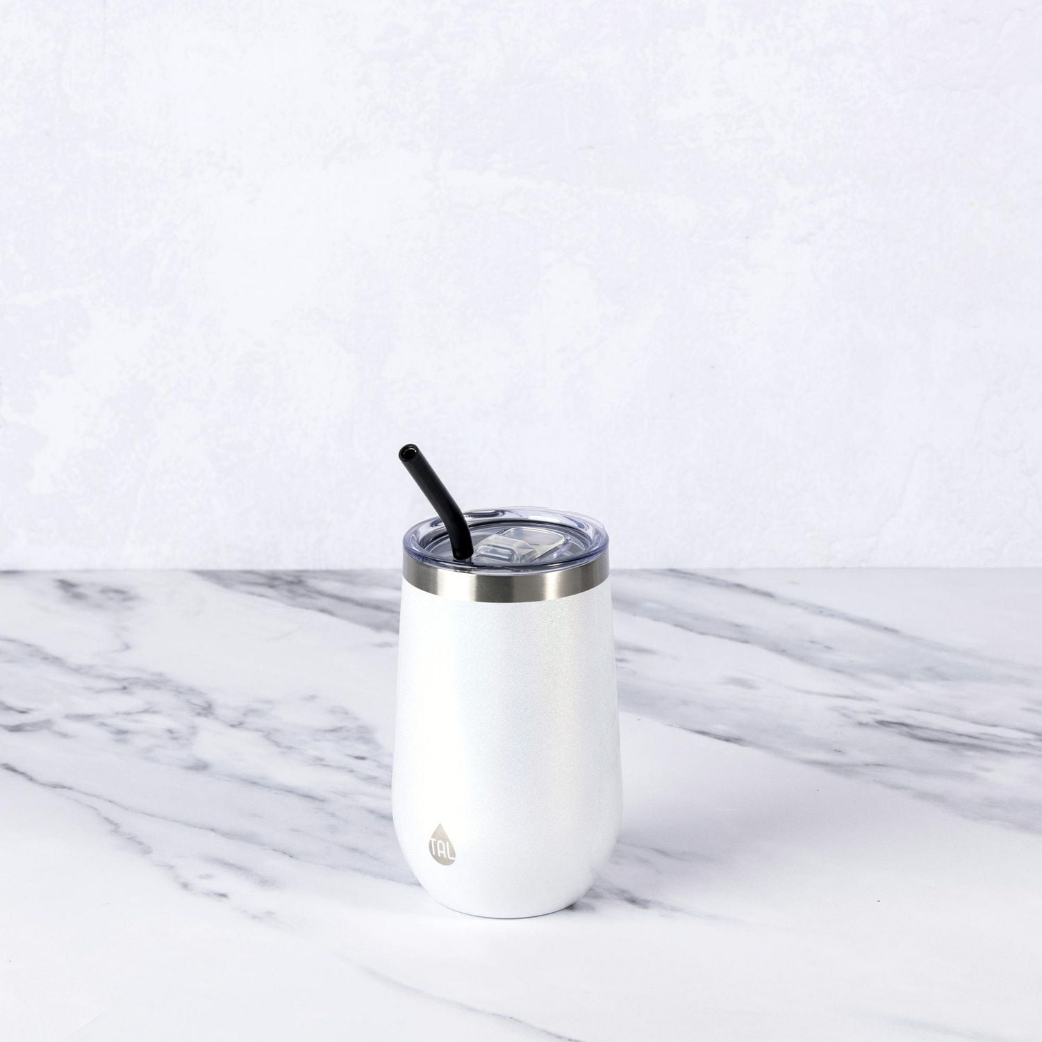 Vaso térmico para vino TAL de 16 oz, blanco