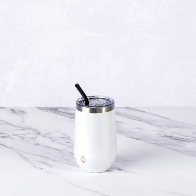 Vaso térmico para vino TAL de 16 oz, blanco